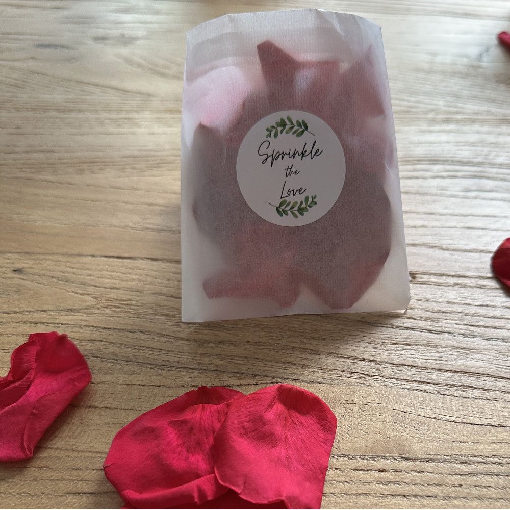 Magenta - Freeze Dried Soft Rose Petal Confetti