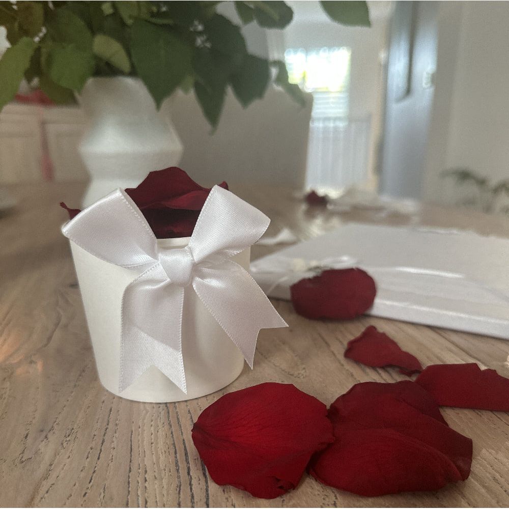 Ruby Red - Freeze Dried and Preserved Rose Petal Confetti
