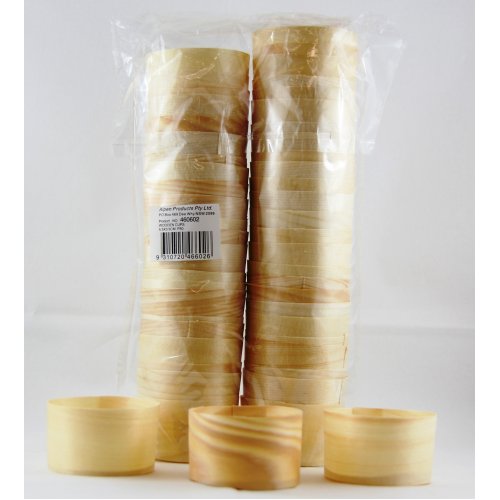 Wooden Cups 4.5x 5.5cm  Pack of  50 for Events