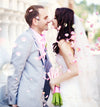 Spring Breeze Freeze Dried Rose Petal Confetti in action at a wedding
