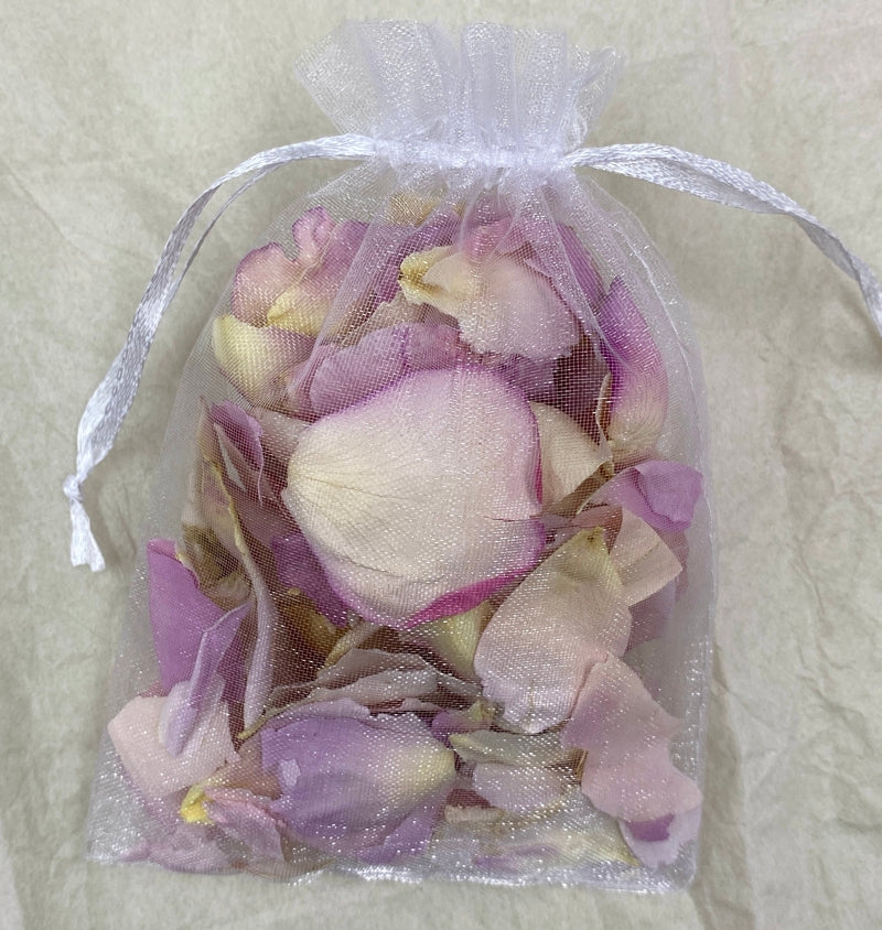 Wedding confetti organza bags Pack of 10 (Unfilled)