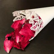 Paper Wedding Confetti Cones  Butterfly Medium 12.5x 12.5cm Pack of 25