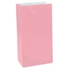 Party/ Xmas/ Gift Bags or Event Bags 12.7 x 24.1 x 7.7 cm Pink Pack of 10