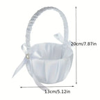 Baskets  for carrying eco friendly freeze dried rose petal confetti