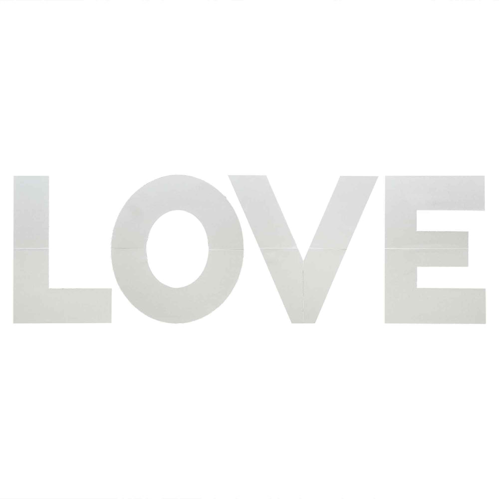 Botanical Wedding Grazing Board Card LOVE letters