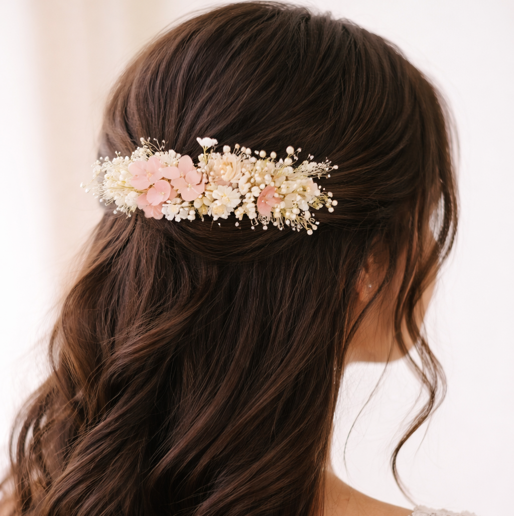 Preserved Natural Bridal Haircomb