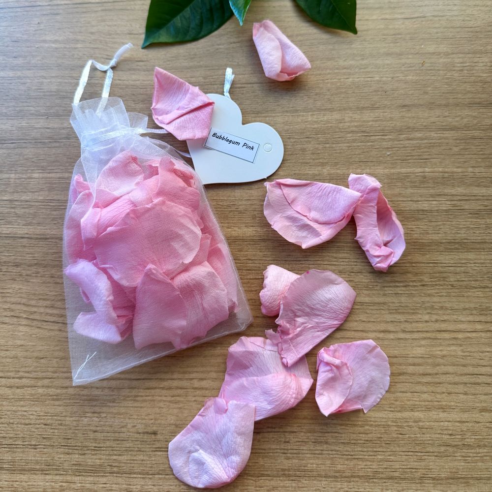 Bubblegum Pink - Freeze Dried Soft Rose Petal Confetti