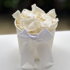 30 Individually Pre-Packaged Tubs Biodegradable Rose Petal Confetti-Antique White