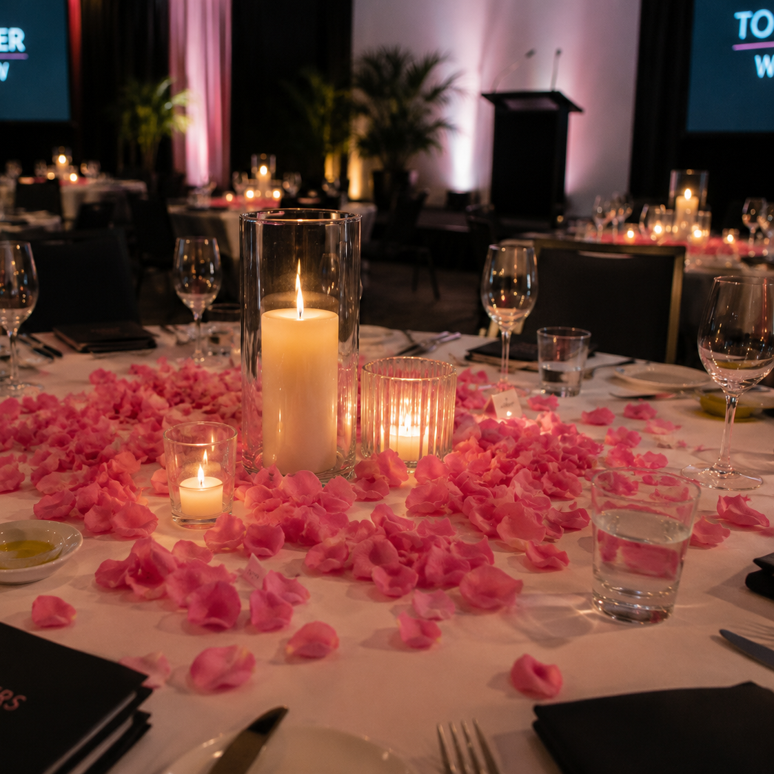 Biodegradable Rose Petal Confetti- Barbie Pink
