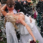 Hydrangea Petal Confetti Cannon/Popper - Antique White