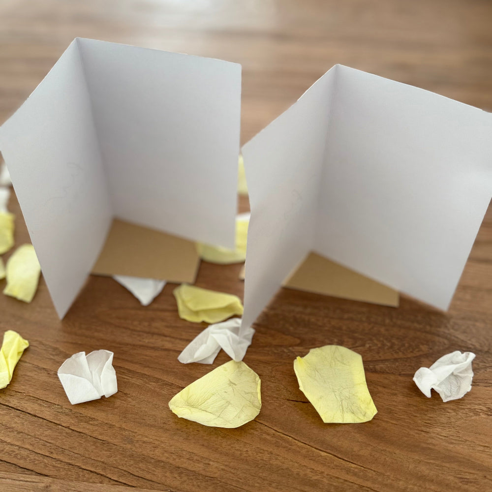 His and Her Vow cards black text