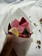 30 Guest Bespoke Value Bundle- Choose your Freeze Dried Rose Petal Confetti Colour and Cone font (Petals+Cones+Tray)