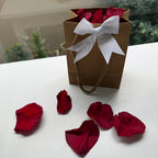 Memorial Bags XS Kraft 14cm x 11cm x 6.5cm Pack of 10 Soft Ruby Red