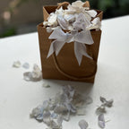 VIP Individual Fleurfect Petal Packages Memorial Tribute Natural Bags Snow White