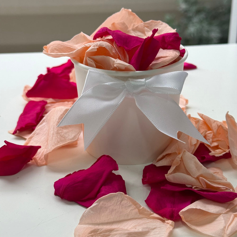 Berry and Mango- Freeze Dried Preserved  Rose Petal Confetti