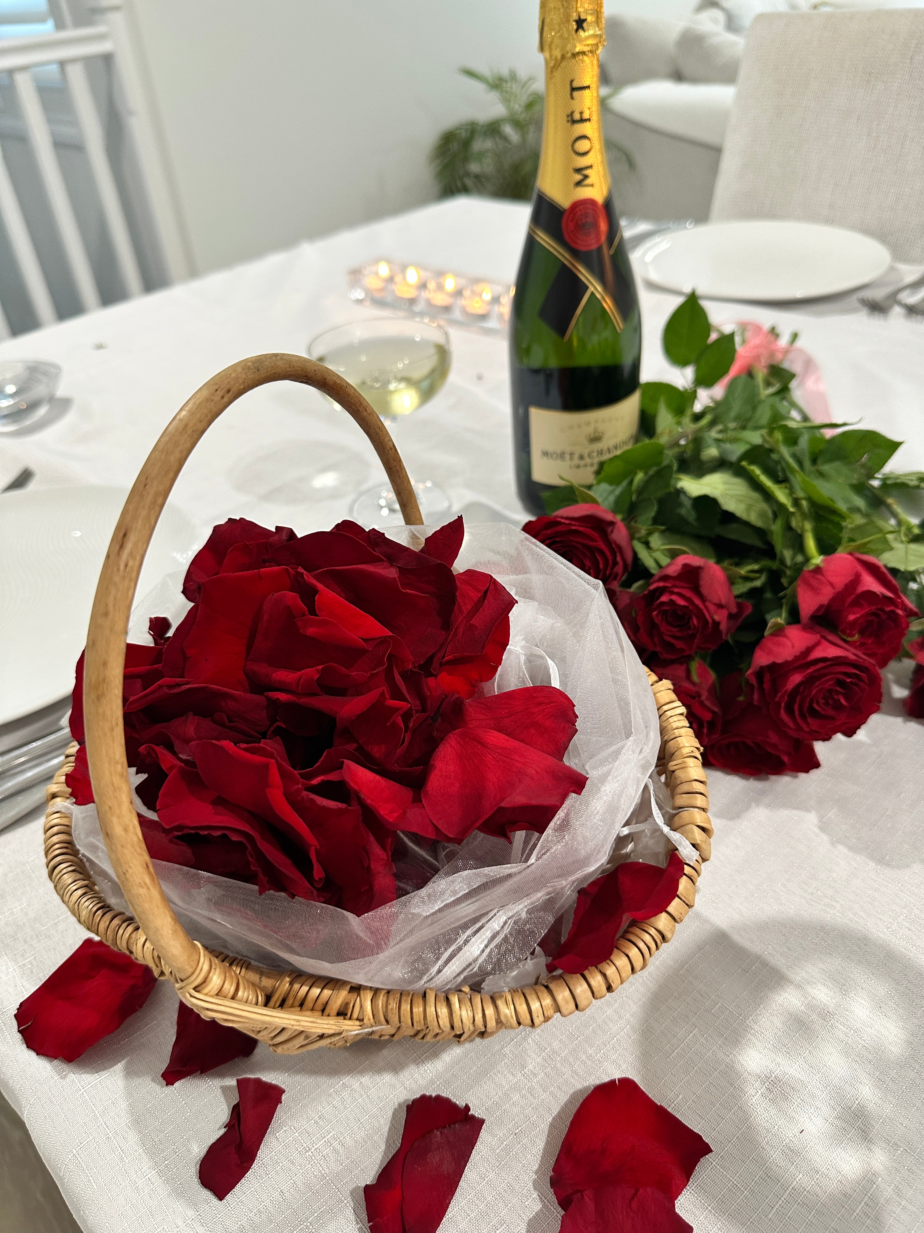 Ruby Red - Soft Freeze Dried Rose Petal Confetti