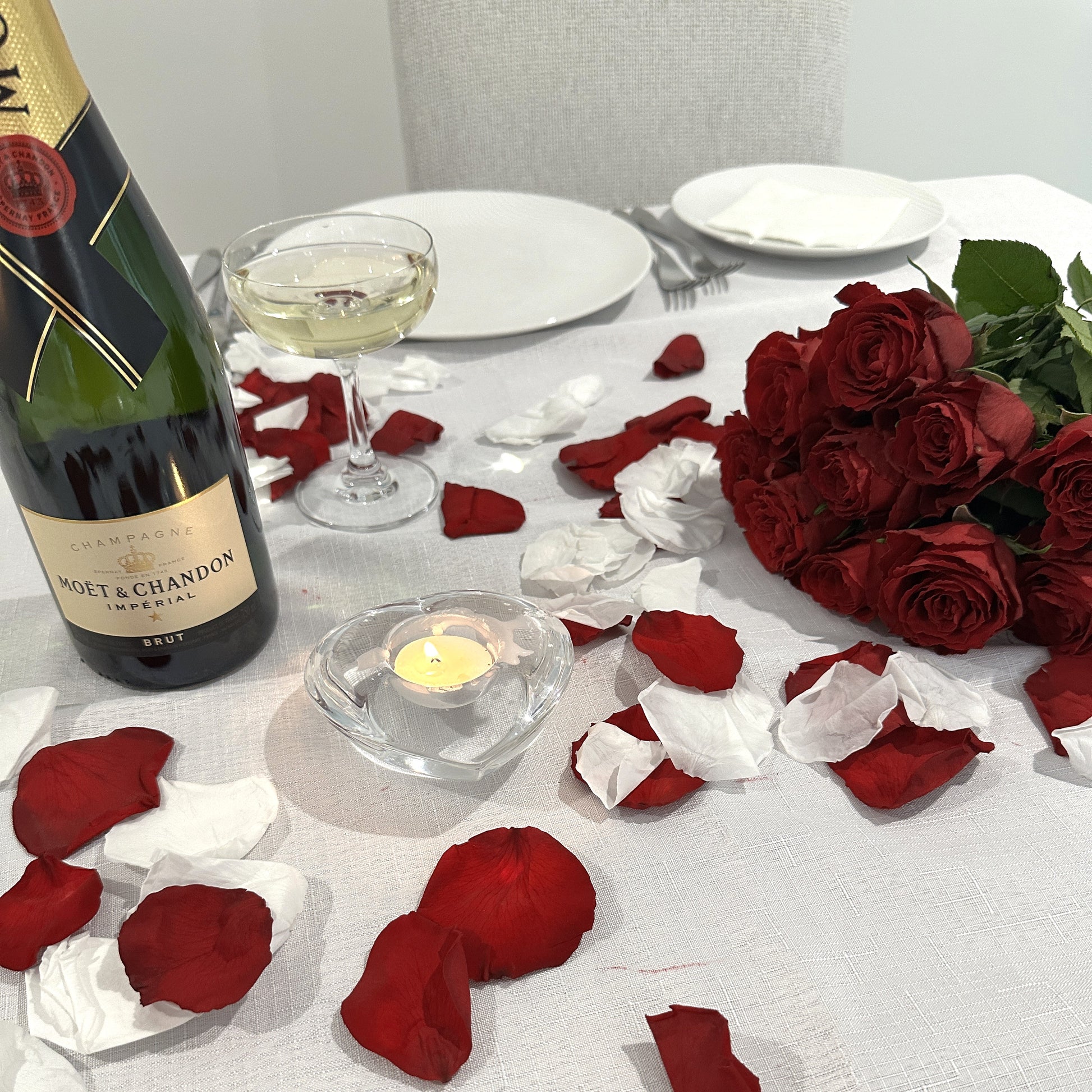 Ruby Red - Soft Freeze Dried Rose Petal Confetti