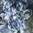 Memorial  Bags XS Kraft 14cm x 11cm x 6.5cm Pack of 10 Blue Hydrangea Petals