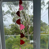 Heart Shaped felt and Satin Ribbon Bunting 2.5m