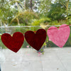 Heart Shaped felt and Satin Ribbon Bunting 2.5m