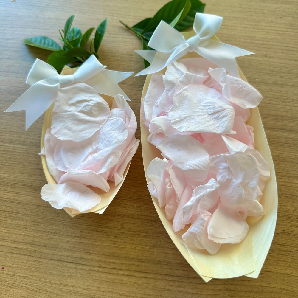 Wooden Confetti Serving Boats Small 9cm X 5.7cm Pack 50