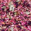 Australiana eco friendly gum leaves, delphinium and rose petal organic confetti