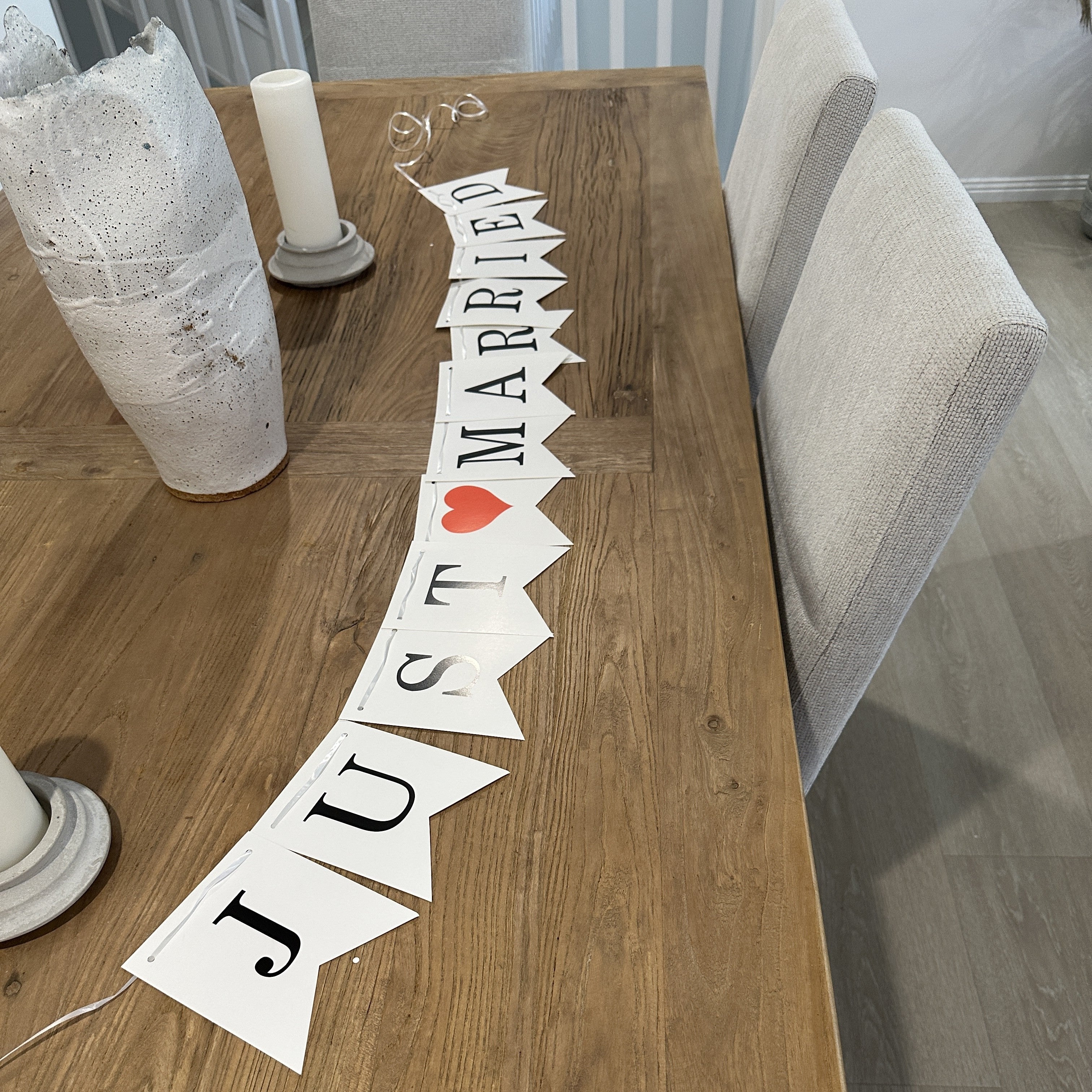 Just Married Bunting