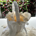 Baskets  for carrying eco friendly freeze dried rose petal confetti