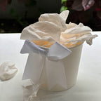 30 Individually Pre-Packaged Tubs Biodegradable Rose Petal Confetti -Peaches and Cream