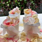 30 Individually Packaged Tubs Biodegradable Rose Petal Confetti- Spring Breeze