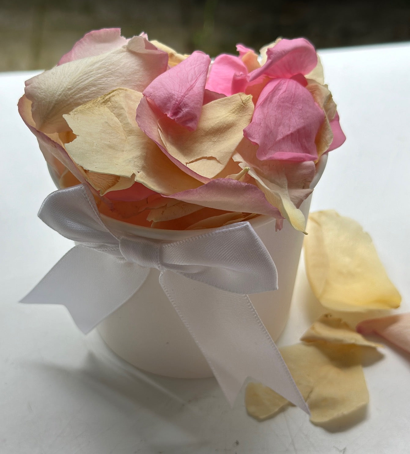 Biodegradable Rose Petal Confetti- Spring Breeze 30  Individual Tubs