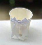 White Wedding Confetti Tubs Pack of 10 (Unfilled)