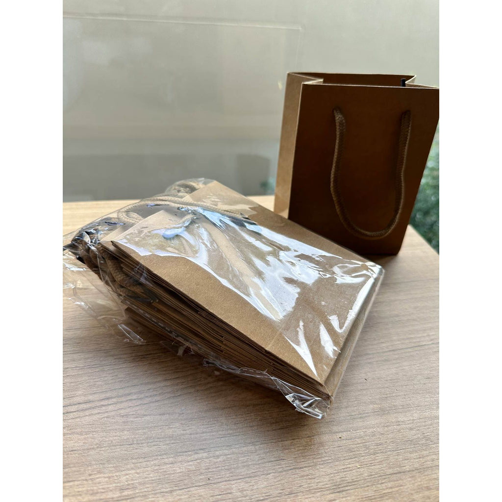 Natural Extra small  Bags - 14x11x6.5cm  Pack of 12