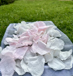 Large Pale Pink and White Fairyfloss - Freeze Dried Soft Rose Petal Confetti