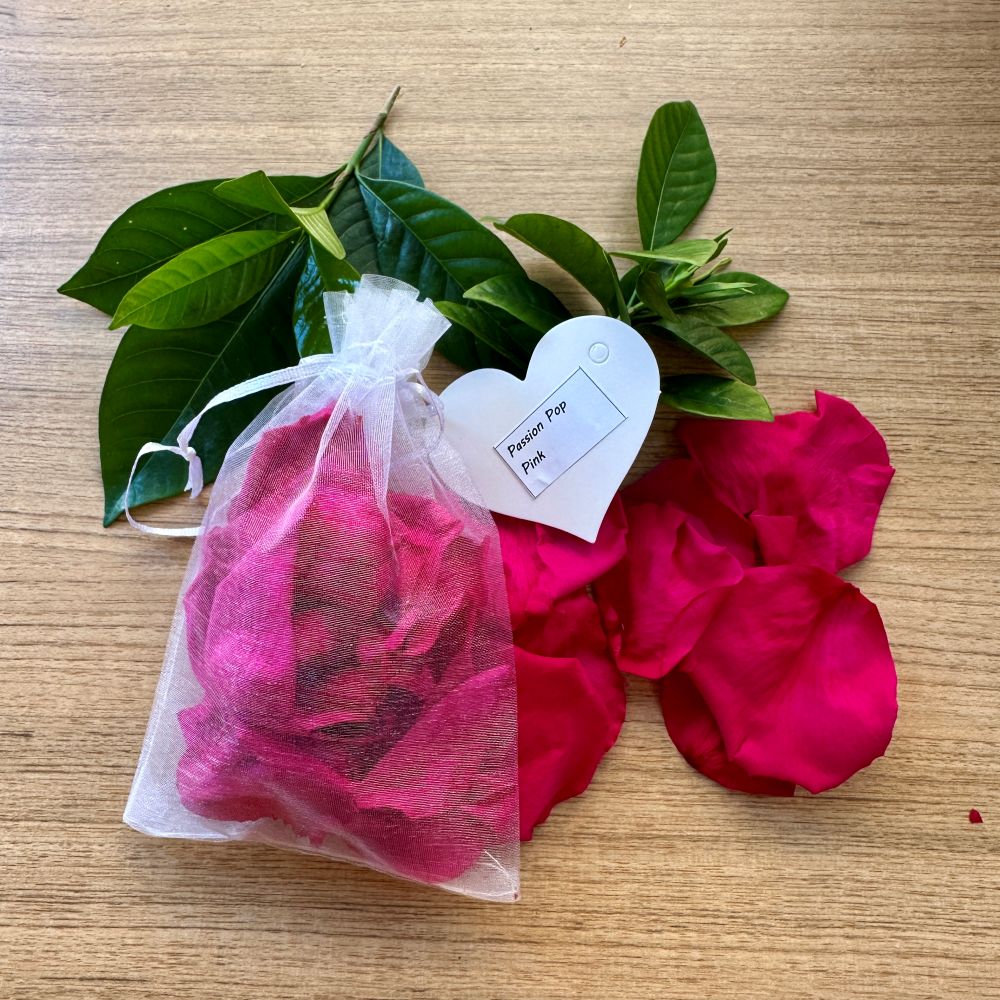 Passion Pop Pink - Freeze Dried Soft Rose Petal Confetti