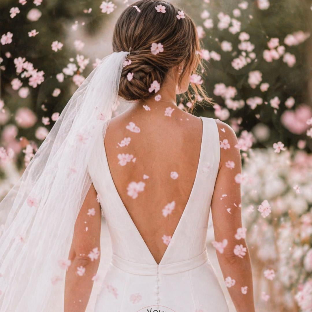 Biodegradable Hydrangea Petal Confetti- Pink Frosting