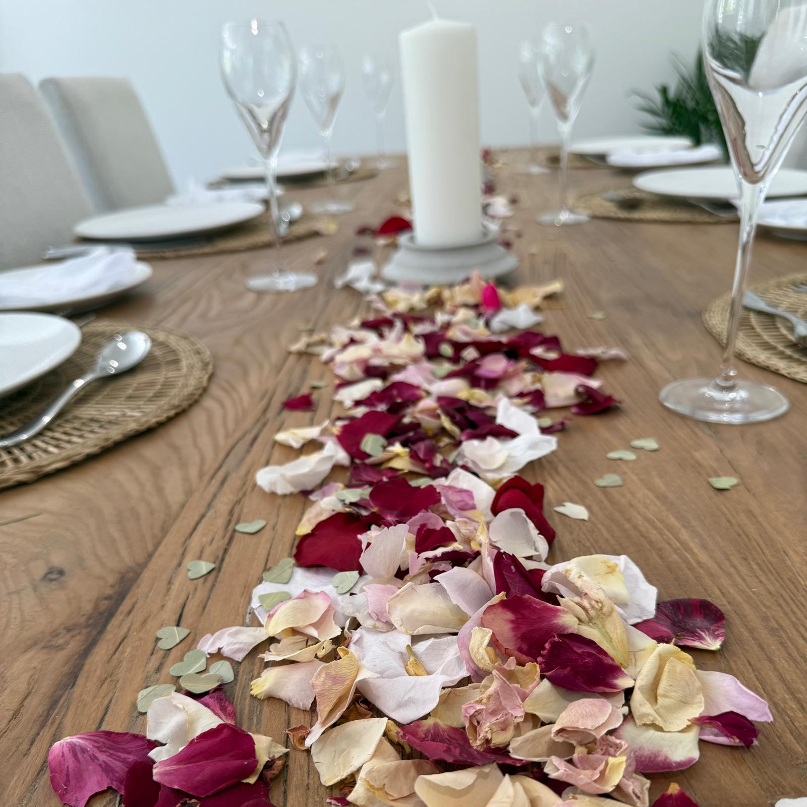 Australiana Freeze Dried Rose, Delphinium and Eucapyptus Table Decoration Sprinkle Kit