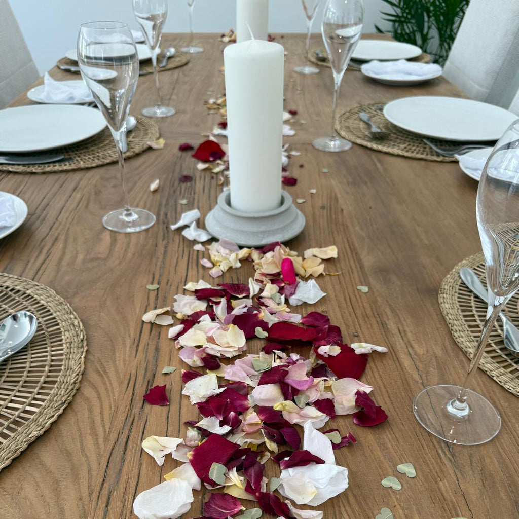 Australiana Freeze Dried Rose, Delphinium and Eucapyptus Table Decoration Sprinkle Kit