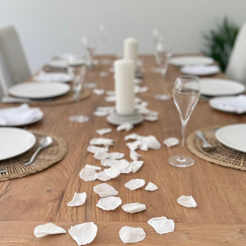 Happy Birthday Table Decoration Light Pink Freeze Dried Rose Petal Sprinkle Kit