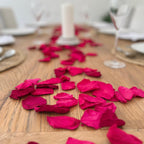 New Years Eve Magenta Freeze Dried Rose Petal Table Decoration Sprinkle kit