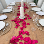 New Years Eve Magenta Freeze Dried Rose Petal Table Decoration Sprinkle kit