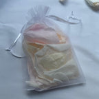 Pastel Perfection Freeze Dried petals in 30 individual Organza bags