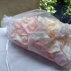30 Individually Pre-Packaged Organza Bags Biodegradable Rose Petal Confetti- Pastel Perfection