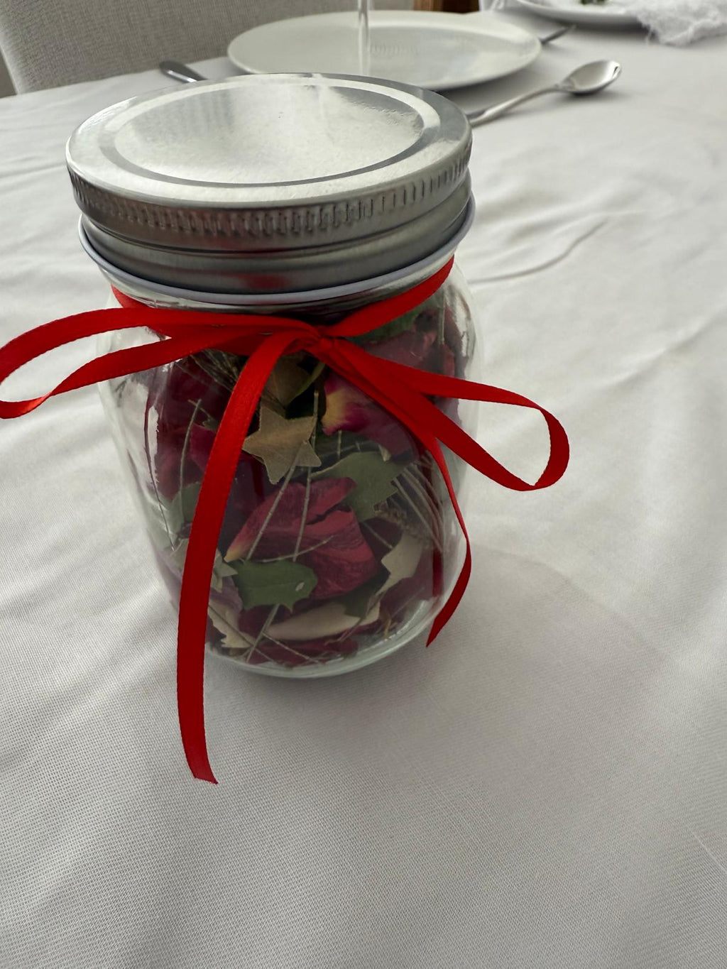 Christmas Table Decoration  Australiana Freeze Dried Petal Sprinkles- Reusable Jar Kit