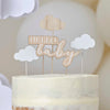 Hello Baby Wooden Cake Topper/ Ginger Ray
