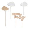 Hello Baby Wooden Cake Topper/ Ginger Ray