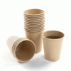 Eco friendly Natural Kraft paper cups  Pack of 20.