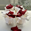 Red and White Strawberries and Cream - Freeze Dried and Preserved Rose Petal Confetti