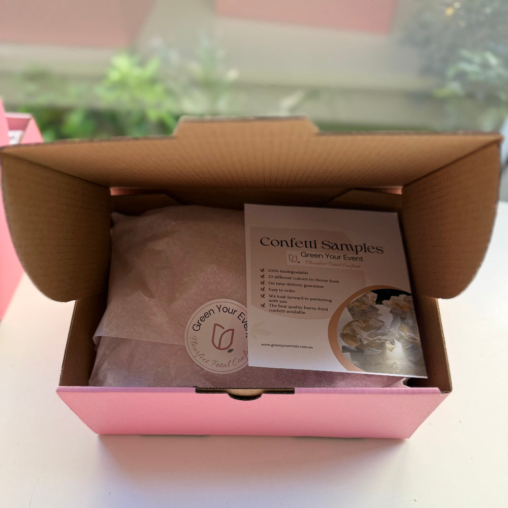 Free Petal Confetti Sample Pack of 4