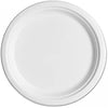 Eco Sugarcane Lunch Plates White 18cm Pack of 10